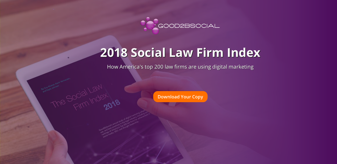 2018 Social Law Firm Index Good2bSocial